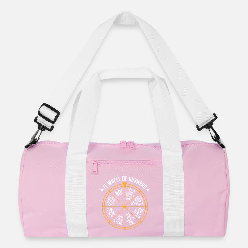 IT Support Glücksrad Service Desk IT Helpdesk Nerd Recycelte Duffel Bag