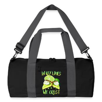 Amateurs de gâteaux au citron vert et boulangers - Sac de sport recyclé - noir/gris graphite - Devant