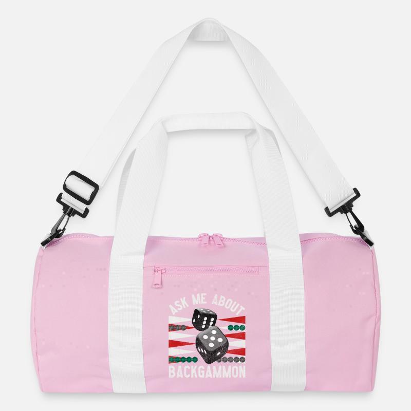 Ask me about BACKGAMMON -Frag´mich über Backgammon Recycled Duffel Bag