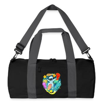 3 Years Birthday Boy Gift - Recycled Duffel Bag - black/graphite grey - Front