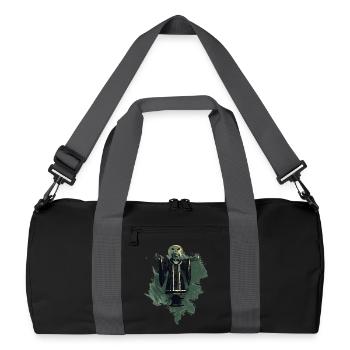 Munich retro look stylish - Recycled Duffel Bag - black/graphite grey - Front