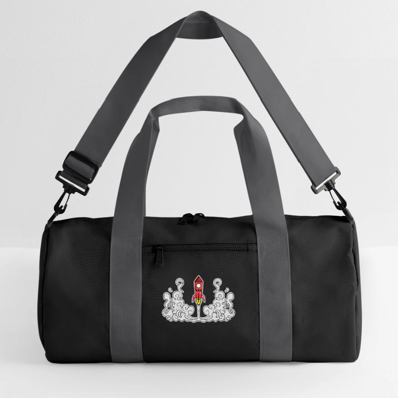 Rocket Rocket Launch Launch Recycled Duffel Bag