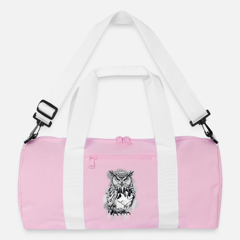 Geometrische Eule Recycelte Duffel Bag