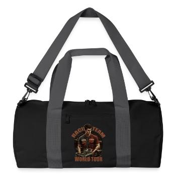 Racing Team Mechanic - Recycled Duffel Bag - black/graphite grey - Front