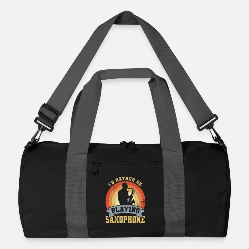I’d Rather Be Playing Saxophone Recycelte Duffel Bag