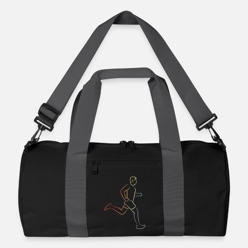 Lustiger Läufer Junge Recycelte Duffel Bag