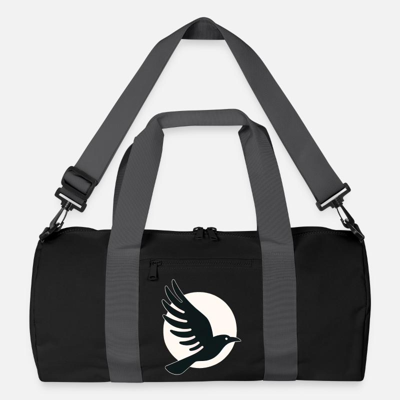 Raven Moon Flight - Recycled Duffel Bag - black/graphite grey