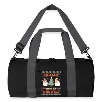 Pull de Noël moche - Sac de sport recyclé - noir/gris graphite - Devant