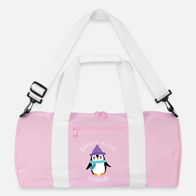 BABY IT S COLD OUTSIDE MIT PINGUIN Recycelte Duffel Bag