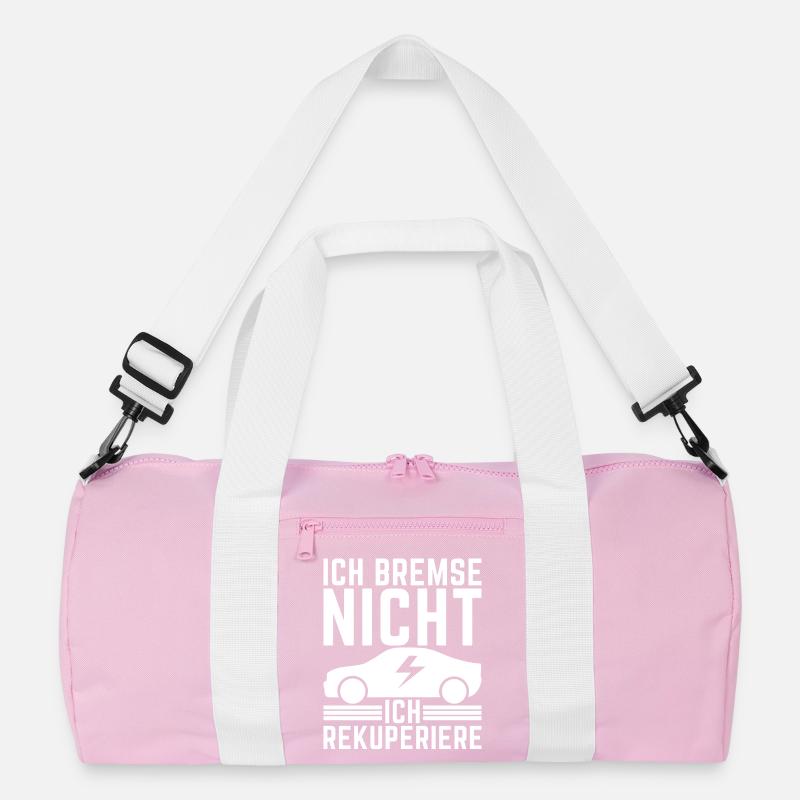 Ich Bremse nicht ich rekuperiere E-Auto Elektro Recycelte Duffel Bag
