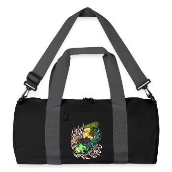 White Magic - Recycled Duffel Bag - black/graphite grey - Front