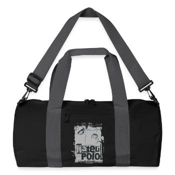 Water-polo minimaliste - Sac de sport recyclé - noir/gris graphite - Devant