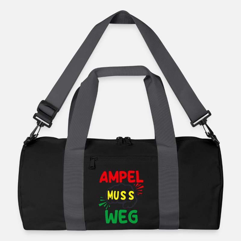 Ampel muss weg Recycelte Duffel Bag