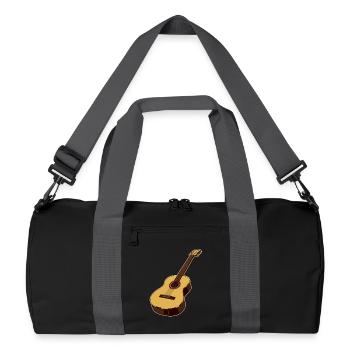 Guitare - Sac de sport recyclé - noir/gris graphite - Devant