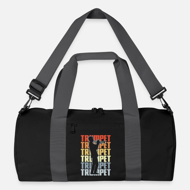 Retro Trompete Recycelte Duffel Bag