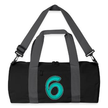 6 - Recycled Duffel Bag - black/graphite grey - Front