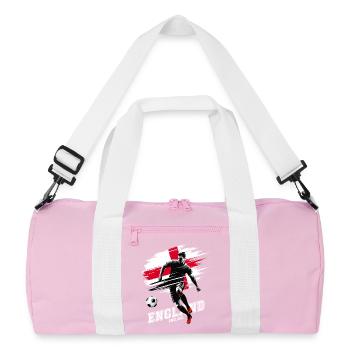 Football Angleterre Flag Joueur De Drapeau Grunge - Sac de sport recyclé - rose/blanc - Devant