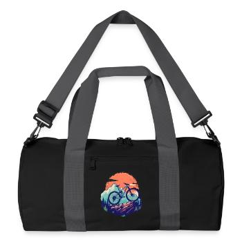 Mountain biking - Recycled Duffel Bag - black/graphite grey - Front