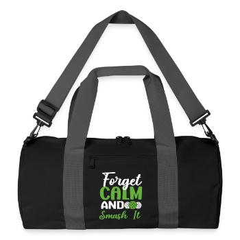 Pickleball Accessories for Pickleball Players Sports Fan - Recycled Duffel Bag - black/graphite grey - Front