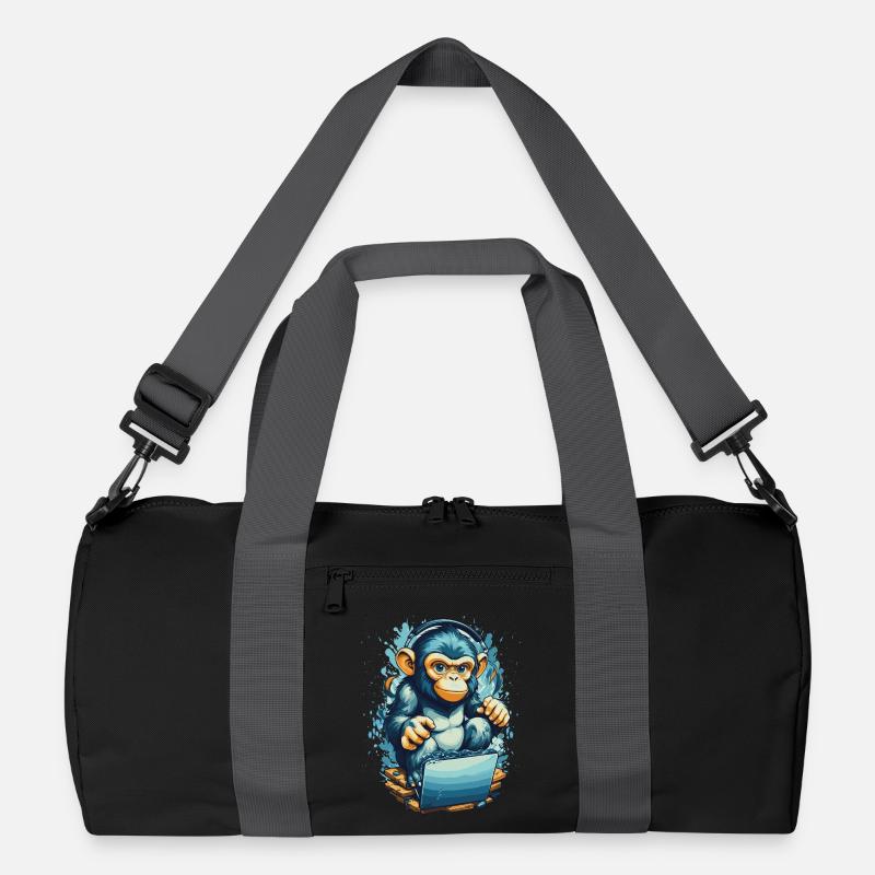 Clever Gaming Monkey Recycelte Duffel Bag