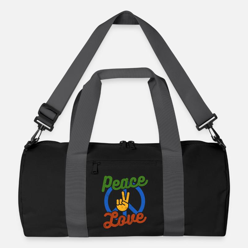 Frieden, Liebe Recycelte Duffel Bag