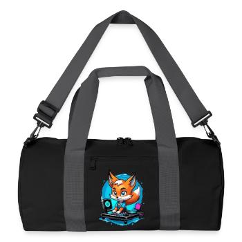 Musician Fuchs DJ - Recycled Duffel Bag - black/graphite grey - Front