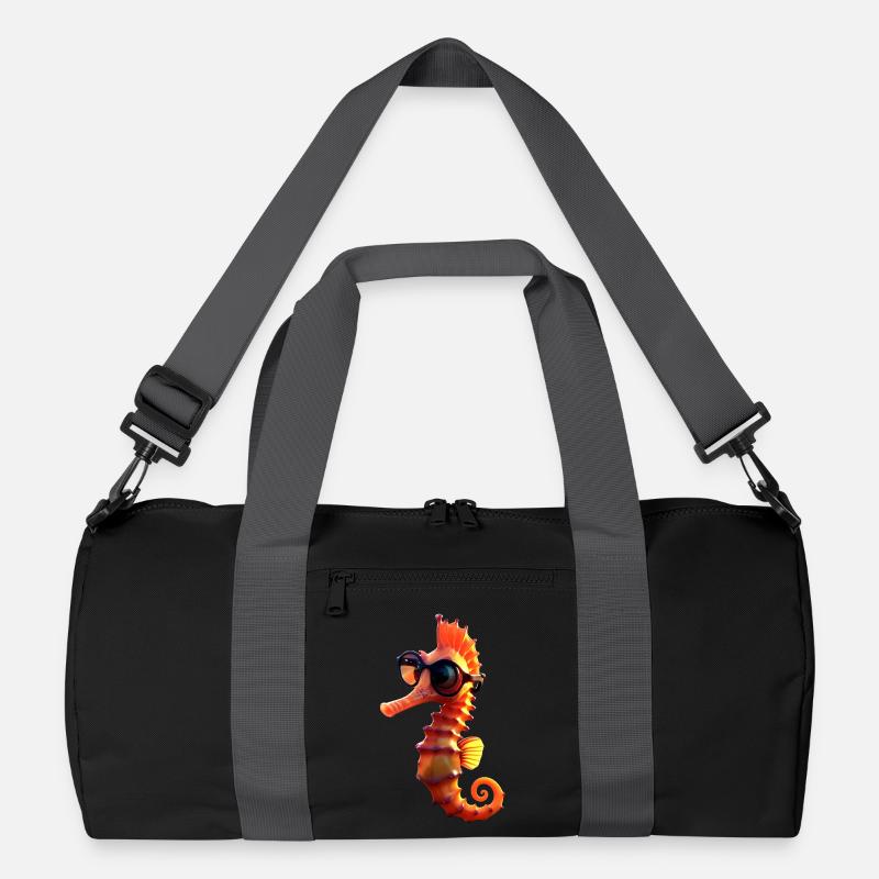 Hippocampe Aquariophile Pêcheur Hippocampe mignon Sac de sport recyclé