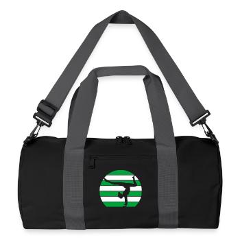 Gymnaste Gymnastique Club de gymnastique Gymnastique Gymnastique - Sac de sport recyclé - noir/gris graphite - Devant