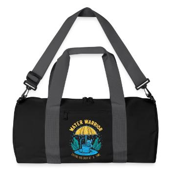 Water Warrior Drop Hero - Recycled Duffel Bag - black/graphite grey - Front