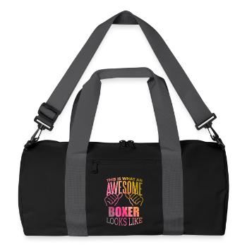 Boxing - Recycled Duffel Bag - black/graphite grey - Front