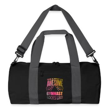 gymnastique - Sac de sport recyclé - noir/gris graphite - Devant