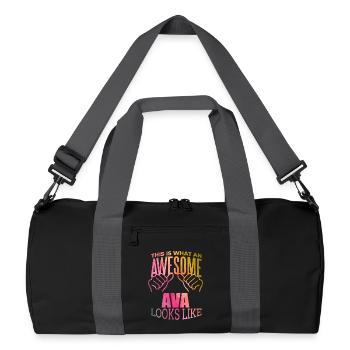 Ava - Recycled Duffel Bag - black/graphite grey - Front