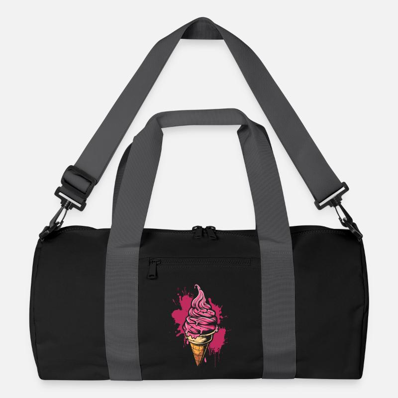 Softeis Farbkleckse Recycelte Duffel Bag