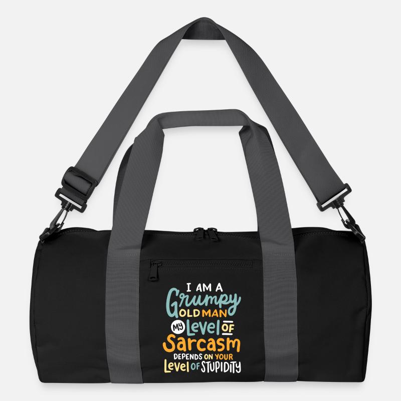 Sarkasmus sarkastischer Spruch Recycelte Duffel Bag