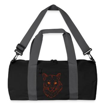 Bergloewe predator - Recycled Duffel Bag - black/graphite grey - Front