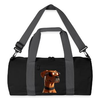 Rhodesian Ridgeback Hunting Dog Dogs Pride Ridgeback - Recycled Duffel Bag - black/graphite grey - Front