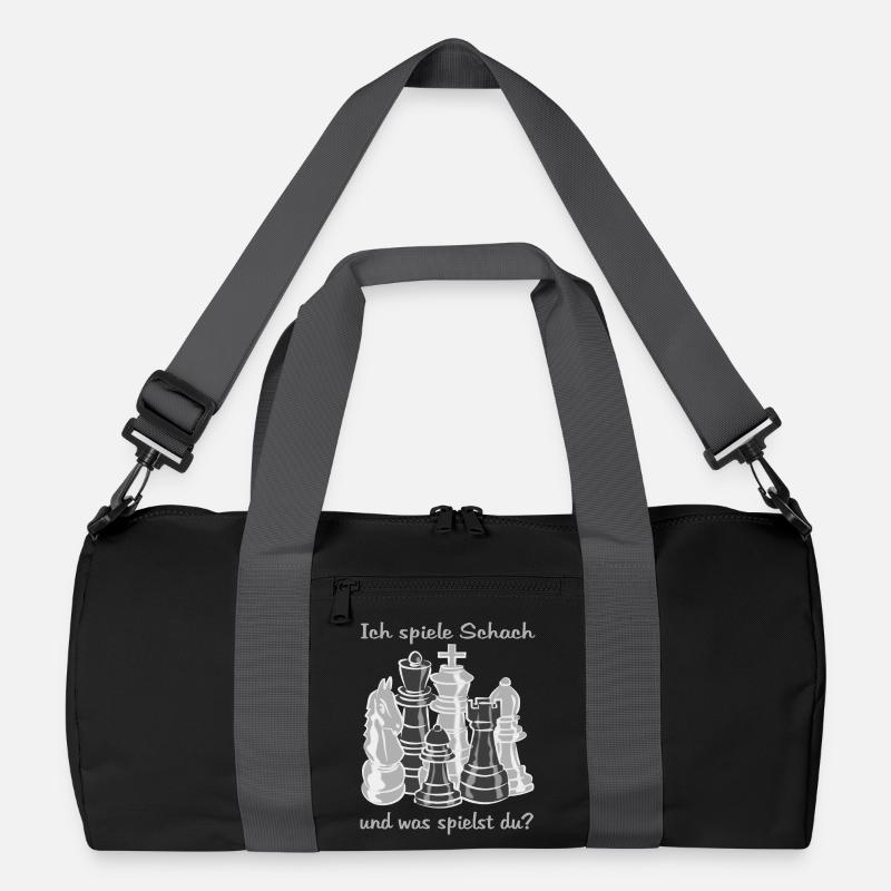 Schach figuren Recycelte Duffel Bag