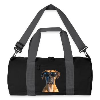 Great Dane Hatz Male Saupacker Great Dane - Recycled Duffel Bag - black/graphite grey - Front
