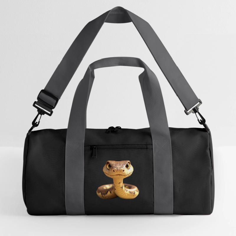 Schlange Python Kobra Mamba Klapperschlange Snake Recycelte Duffel Bag