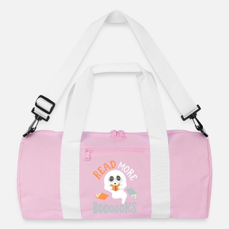 Geist liest Buch Halloween Recycelte Duffel Bag