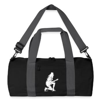 Fille de guitare - Sac de sport recyclé - noir/gris graphite - Devant