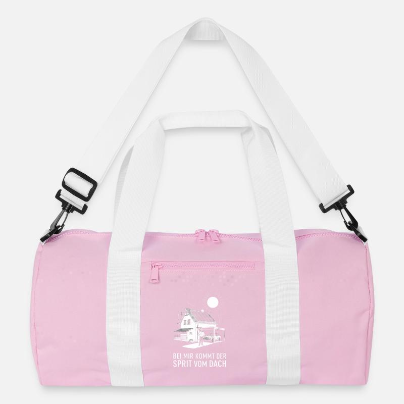Strom vom Dach Solaranlage Sonnenenergie E-Auto Recycelte Duffel Bag