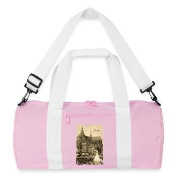 Old Rostock - New Market - Recycled Duffel Bag - pink/white - Front