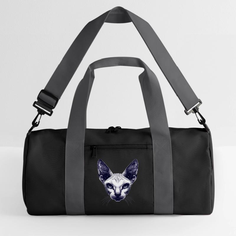 Chat Sphynx Chat Sphynx Chat Canadien Mignon Sphinx Sac de sport recyclé