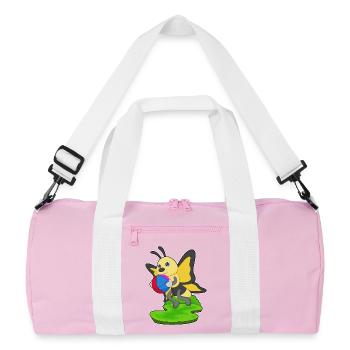 Natation papillon Water-polo Été - Sac de sport recyclé - rose/blanc - Devant