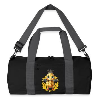 Cabarachide haltérophilie Couronne de laurier Bodybuilder - Sac de sport recyclé - noir/gris graphite - Devant