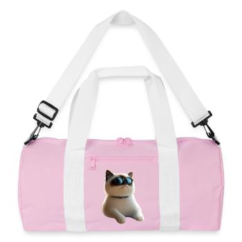 Ragdoll Katze Ragdollkatze Cat Süße Ragdoll Katzen - Recycelte Duffel Bag - Rosa/Weiß - Vorne