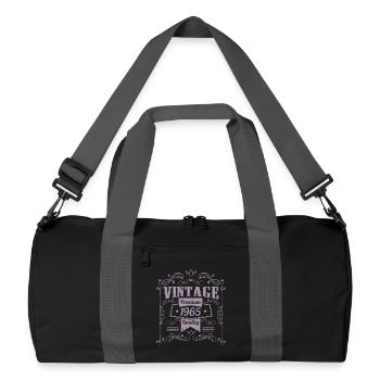 Millésime d’anniversaire Millésime 1965 - Sac de sport recyclé - noir/gris graphite - Devant