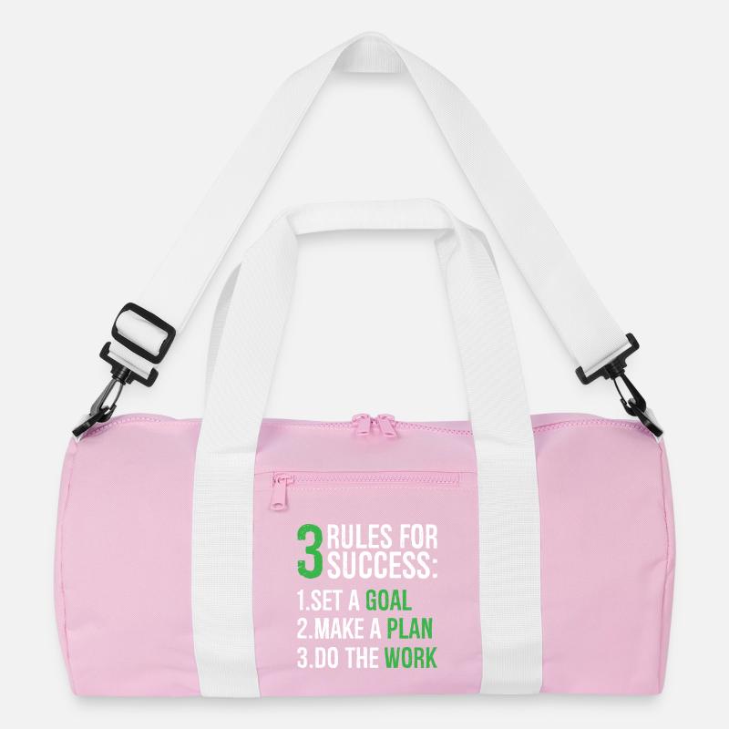 3 rules for success Recycelte Duffel Bag