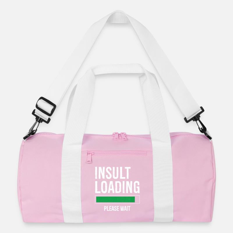 insult loading please wait Recycelte Duffel Bag